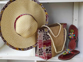 Ankara Bag + Maasai Sandals Beach Set